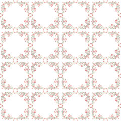 seamless vector pattern in geometric ornamental style