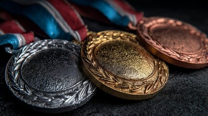 Golden Silver and Bronze Medals for Achievement