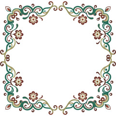 seamless vector pattern in geometric ornamental style