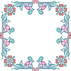 seamless vector pattern in geometric ornamental style
