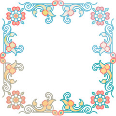 seamless vector pattern in geometric ornamental style