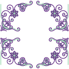 seamless vector pattern in geometric ornamental style