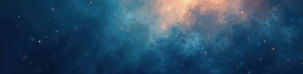 Obraz premium Dark blue beige gradient, grainy texture, glowing light effect , digital, banner