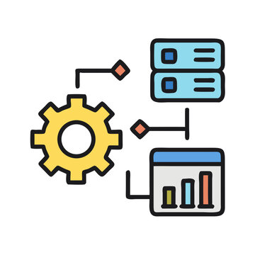 Data Analytics Vector Icon Set  Line , Chart, graph, analysis, report, growth, trend, statistics, pie chart, bar graph, line graph, scatter plot, dashboard, infographic icons, vector