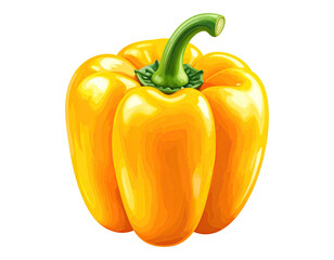 Watercolor illustration of colorful peppers. Food clipart illustration.