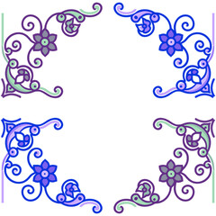 seamless vector pattern in geometric ornamental style