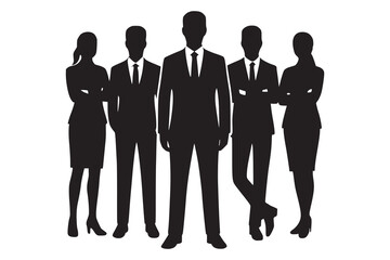business people silhouettes