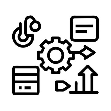 Data Analytics Vector Icon Set  Line , Chart, graph, analysis, report, growth, trend, statistics, pie chart, bar graph, line graph, scatter plot, dashboard, infographic icons, vector