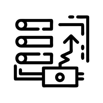 Data Analytics Vector Icon Set  Line , Chart, graph, analysis, report, growth, trend, statistics, pie chart, bar graph, line graph, scatter plot, dashboard, infographic icons, vector