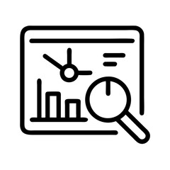 Data Analytics Vector Icon Set  Line , Chart, graph, analysis, report, growth, trend, statistics, pie chart, bar graph, line graph, scatter plot, dashboard, infographic icons, vector
