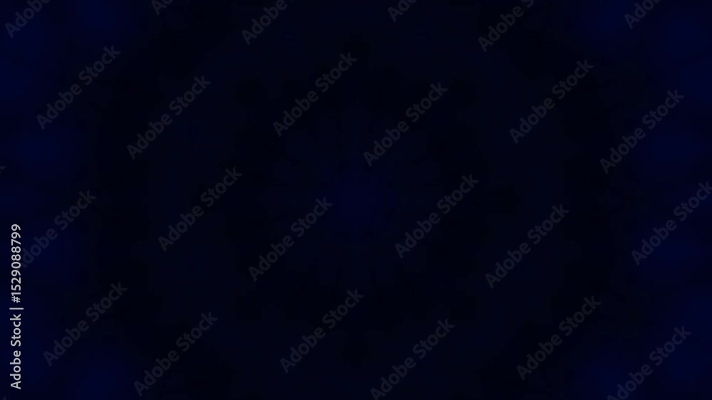 Poster abstract dark blue kaleidoscopic pattern creating a mesmerizing visual effect