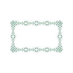 Art Design Text Box Floral Vector white Eslimi Tazhib Iranian