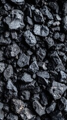 Close-up of a rough, dark asteroid surface