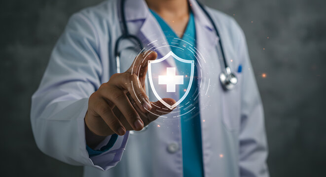 Medical Protection: Doctor Shielding Health with Digital Technology