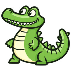 Fototapeta premium crocodile, reptile, vector, transparent background, creature, animal, isolated, nature, alligator, amphibian, wildlife, zoo