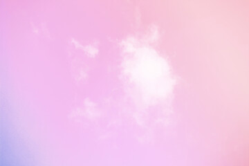 Obraz premium Sky and clouds in pastel tones.