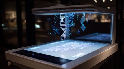 Interactive DNA Sculpting with Floating Sequence Display