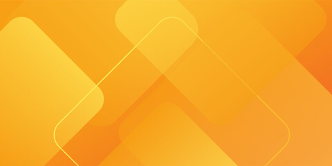 Abstract orange and yellow geometric background. Dynamic shapes composition. Cool background design for posters. Vector illustration