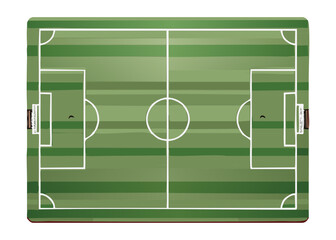 Soccer Field Blurry Background Perspective