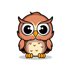 owl cartoon character illustration