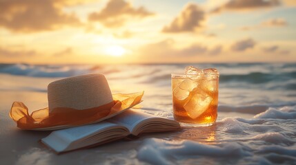 sun glasses on a beach