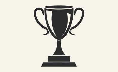 Trophy cup icon, trophy cup black vector silhouettes, award cup, champion trophy Trophy cup silhouette  