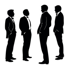 business people silhouettes
