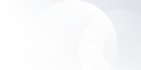 Background white with grey circle lines. Digital future technology concept abstract