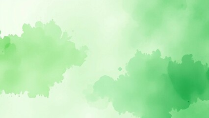 Frischer Aquarellhintergrund in zartem Gr&uuml;n mit nat&uuml;rlichem Farbverlauf und Sprenkeln &ndash; perfekt f&uuml;r &ouml;kologische Designs, Fr&uuml;hlingsprojekte oder Einladungen.