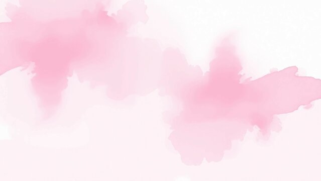 Zarter rosafarbener Aquarellhintergrund mit weicher Wolkenstruktur &ndash; ideal f&uuml;r romantische Designs, Babyparty-Einladungen oder kreative Projekte.