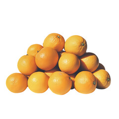 pile of fresh oranges
