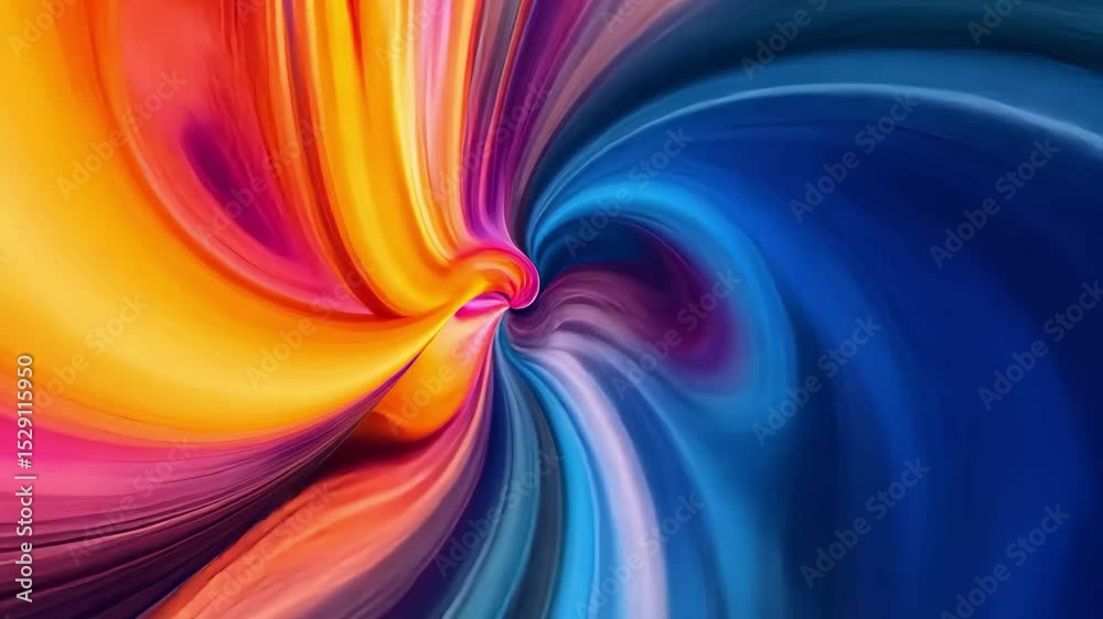 Poster vibrant abstract swirl of colors creating a mesmerizing visual experience, vibrant colorful abstract