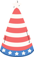 party hat happy independence day usa clipart