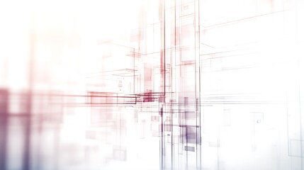 Obraz premium Abstract construction grid with white background