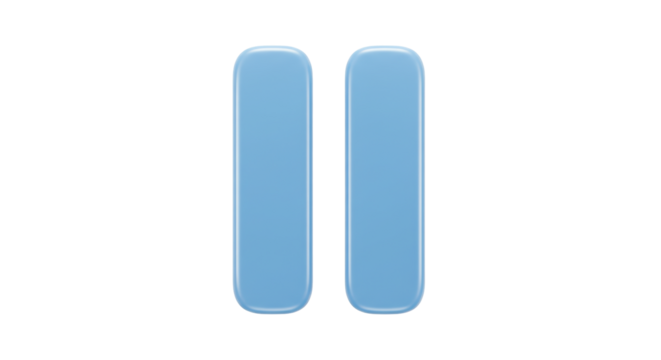 Isolated Pause Symbol