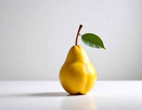 pear on white