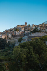 Obraz premium Old Houses And Buildings In The Town Of Badolato, Italy