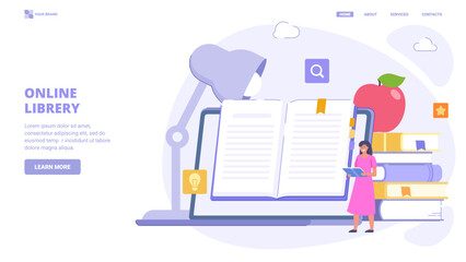 Tablet with open calendar and characters managing tasks and time. Flat icon with characters for landing page. Vector illustration for website, banner, print.