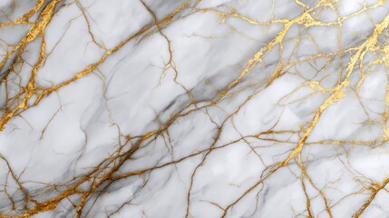 White marble texture with gold veins abstract background elegant and luxurious.