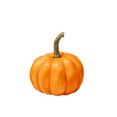 Obraz premium Vibrant Autumn Pumpkin Perfect for Fall Decorations Designs isolated on transparent background