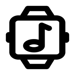 Vector playlist icon in line and minimalist style. Designed for user interfaces, music applications. This SVG icon is fully scalable. A perfect addition to modern digital audio environments.