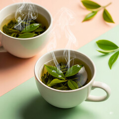 cup of green tea