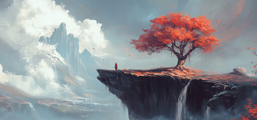 Horizontal banner concept Generative AI