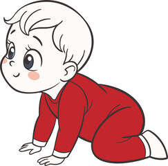 vector baby art free download.