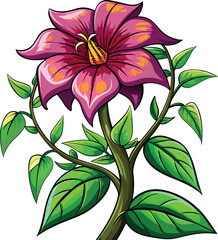 Creeper Flower png, creeper flower vector, Vine with transparent Background