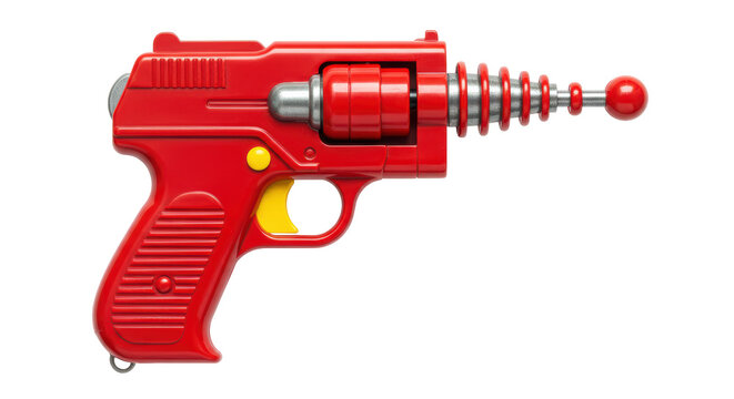 Isolated ray gun toy