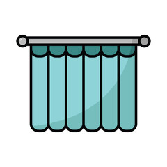 shower curtain icon vector design template simple and clean
