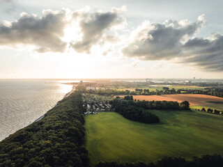 Blick auf Warnemünde 