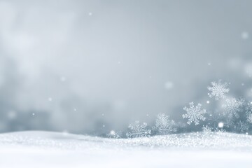 Winter Snowflakes Calm Background