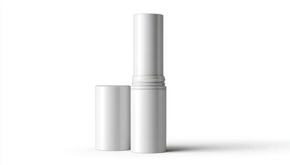 Blank white cosmetic stick